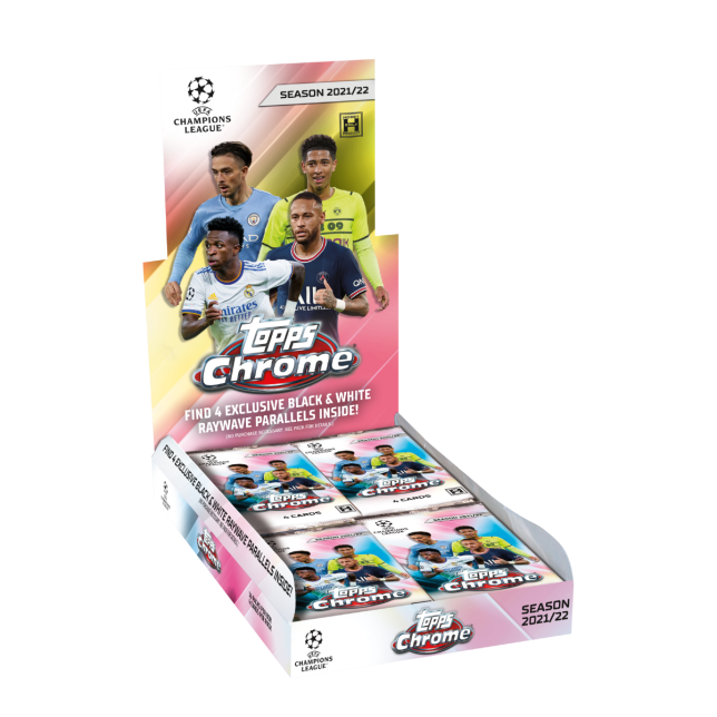 2021/22 Topps UEFA Champions League Chrome Soccer LITE Box