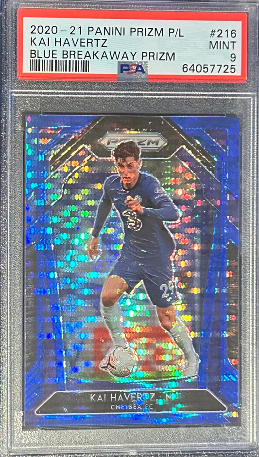 2020-21 PANINI PRIZM P/L KAI HAVERTZ /195 PSA 9