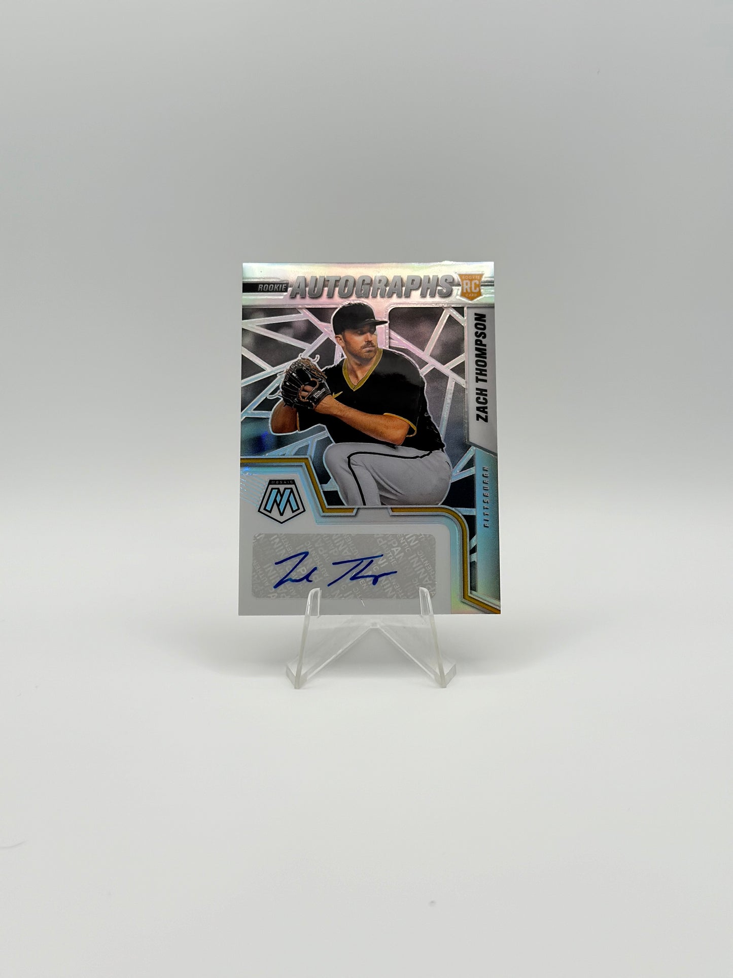 2022 PANINI MOSAIC ZACH THOMPSON ROOKIE AUTOGRAPH