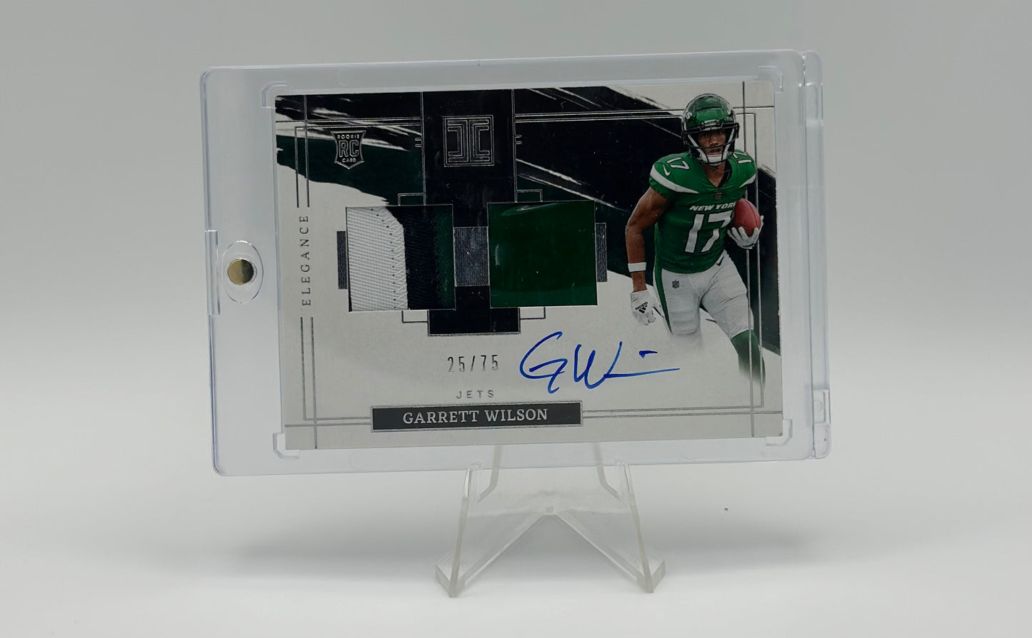 2022 PANINI IMPECCABLE GARRETT WILSON ROOKIE PATCH AUTOGRAPH 25/75