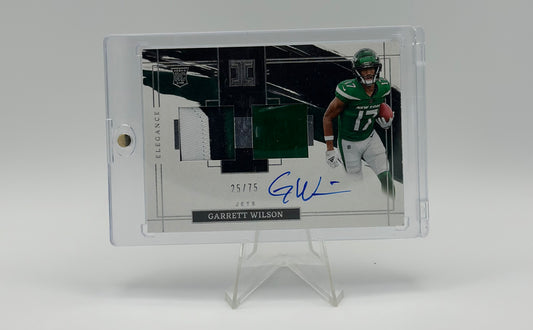 2022 PANINI IMPECCABLE GARRETT WILSON ROOKIE PATCH AUTOGRAPH 25/75