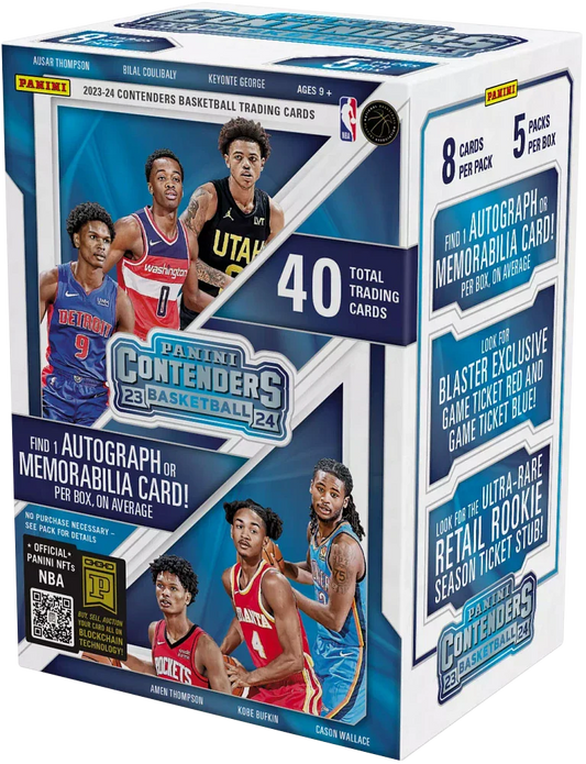 2023/24 Panini Contenders Basketball Blaster Box