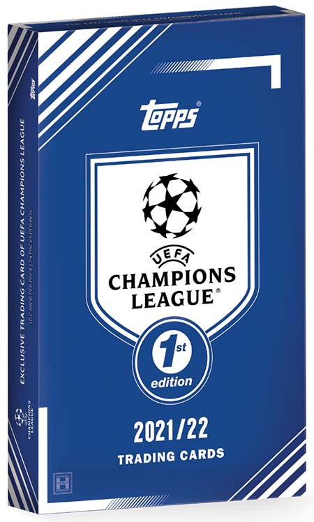 2021/22 Topps UEFA Champions League Collection Soccer 1st Edition Hobby Box