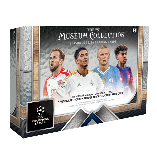 2023/24 Topps UEFA Club Competitions Museum Collection Soccer Hobby Box