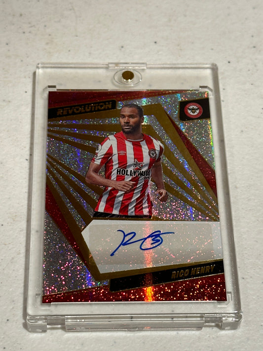 2022 PANINI REVOLUTION EPL RICO HENRY AUTO BRENTFORD #A-RHY