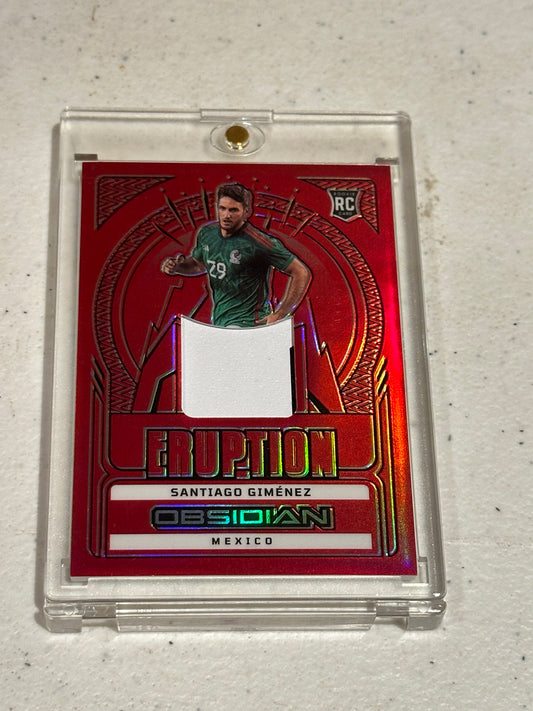 2022-23 Panini Obsidian Santiago Gimenez ROOKIE RC Patch 2/8 Mexico