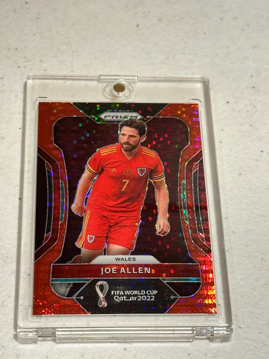 2021-22 Panini Prizm World Cup Soccer Red Mojo #299 Joe Allen 78/99