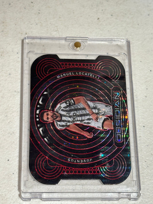 2022/23 Panini Obsidian MANUEL LOCATELLI RED PULSAR EQUINOX DIE CUT 01/30 #11