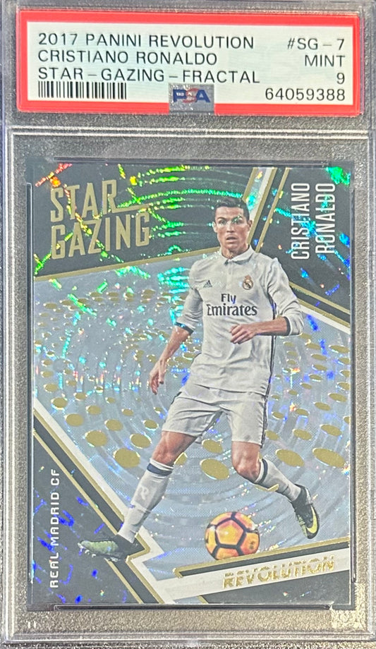 2017 PANINI REVOLUTION CRISTIANO RONALDO PSA 9